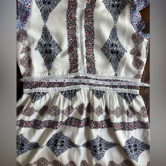 Loft Midi Flutter Sleeve Dress, Size Small - Picture 8 of 11